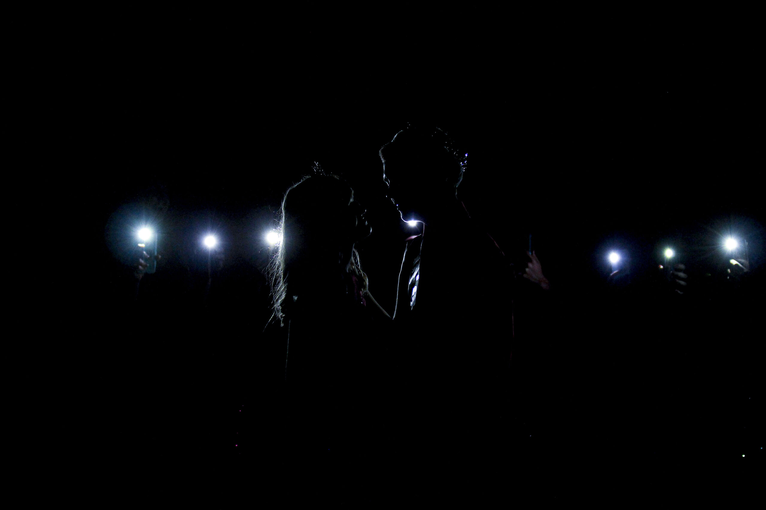Couple with Dramatic Lighting